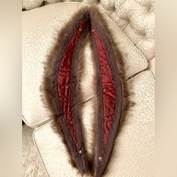 VINTAGE FOX FUR COLLAR - Picture 5 of 5
